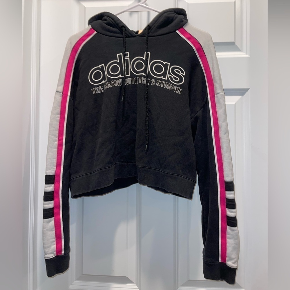 Adidas 90’s Vintage Color block Hoodie Size S